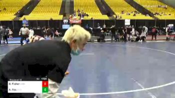 98 lbs Prelims - Ben Fisher, Unattached 53 vs Andrew Fox, Unattached 19