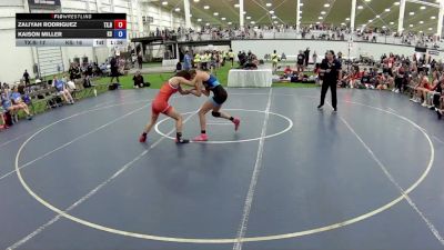 125 lbs Zaliyah Rodriguez, Texas Blue vs Kaison Miller, Kansas