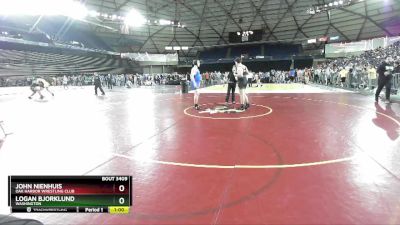 215 lbs Cons. Semi - John Nienhuis, Oak Harbor Wrestling Club vs Logan Bjorklund, Washington