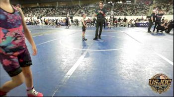 45 lbs Quarterfinal - Ruby Kate Richards, Texas Select Wrestling vs Bryleigh Clipper, Norman Grappling Club