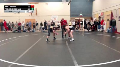 157 lbs Quarterfinal - Ryatt Shurtz, Declo vs Tensei Thompson, Bishop Kelly High School