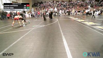 70 lbs Final - Easton Contreras, Raw Wrestling Club vs Salyer Torix, Sperry Wrestling Club
