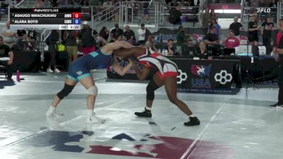 62 lbs Semis - Adaugo Nwachukwu, Army (WCAP) vs Alara Boyd, Cardinal WC