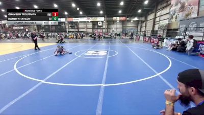 65 lbs Champ. Round 2 - Grayson Troutman, Heights Wrestling Club vs Kamdyn Taylor, Eastside United