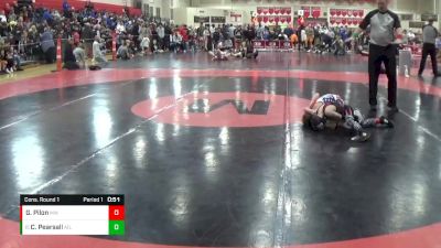 60 lbs Cons. Round 1 - Cole Pearsall, ANML (Annandale/Maple Lake) vs Griffin Pilon, Monticello Warriors