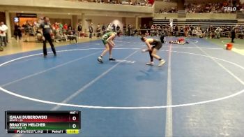 120 lbs Champ. Round 1 - Isaiah Duberowski, BHVPP vs Braxton Melcher, Pipestone