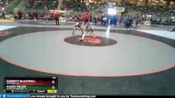 145 lbs Round 3 (4 Team) - Kaden Miller, 6A South Medford vs Garrett Blackwell, 6A Sandy