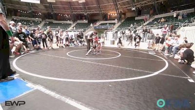40 lbs Rr Rnd 5 - Cashton Sorum, Oklahoma Strong-Blue 9U vs Ryatt Wilson, Keystone Kids Wrestling Club