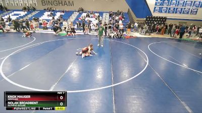 65-72 lbs Round 5 - Knox Mauger, Westlake vs Nolan Broadbent, Olympus-Skyline