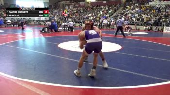 4A 126 lbs 3rd Place Match - Tj Wolfe, BERRYVILLE HIGH SCHOOL vs Payton Burnett, GRAVETTE HIGH SCHOOL