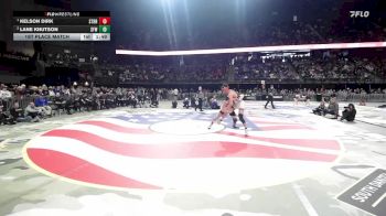 1st Place Match - Kelson Dirk, Sturgis Brown vs Lane Knutson, Sioux Falls Washington