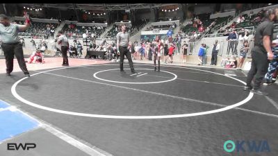 96 lbs Semifinal - Manny Payne Jr, HURRICANE WRESTLING ACADEMY vs Pryor Myers, Cushing Tigers