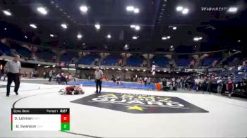 106 lbs Cons. Semi - Brayden Swanson, Oswego vs Daniel Lehman, Hersey