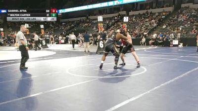 285 lbs Consi Of 16 #2 - Gabriel Attia, San Lorenzo Valley (CC) vs Milton Carter, St. John Bosco (SS)