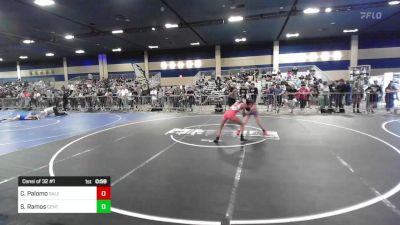 101 lbs Consi Of 32 #1 - Chaya Palomo, Salem Elite Mat Club vs Sofia Ramos, Central Florida Wrestling