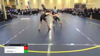 117 lbs Consolation - Nathon Nowikowski, Armstrong vs Logan Matrisch, Penn Trafford