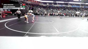92 lbs Rr Rnd 1 - Adria Wickliffe, East Kansas Eagles vs Remy Matthiessen, Hawks WC Lincoln