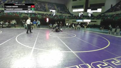 190 lbs Round Of 16 - Logan Hinton, Lugoff-Elgin vs Maurice Lawrence, Fort Mill