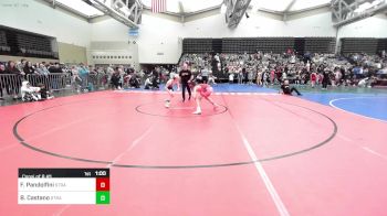 106-J lbs Consi Of 8 #1 - Franco Pandolfini, Stray Dawgs vs Benjamin Castano, Stray Dawgs