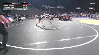 2A/1A Boys 138 Quarterfinal - Brody Parrish, Irrigon Boys vs Trippton Ancell, Colton Boys