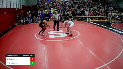 145 lbs Champ. Round 1 - Camren Lee, Southmoreland Hs vs Zach Fagan, Central Catholic HS (Pittsburgh)