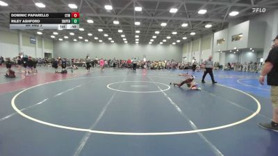 56 lbs Rr Rnd 3 - Dominic Paparello, CTWHALE Narwhal - EL vs Riley Ashford, Team Sniper - EL