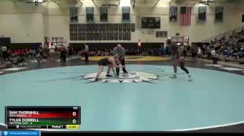 152 lbs Round 3 (4 Team) - Tyler Dorrell, Cheyenne East vs Sam Thornhill, Rock Springs