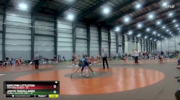 144 lbs Finals (8 Team) - Jadyn Magallanes, Combat Athletics Girls vs Haylynn Littleton, Team Ohio Scarlet