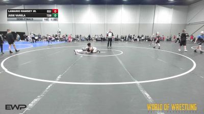 65 lbs Semifinal - Lamario Ramsey JR., Regulators 9U 1 vs Jude Varela, Team Savage 9U