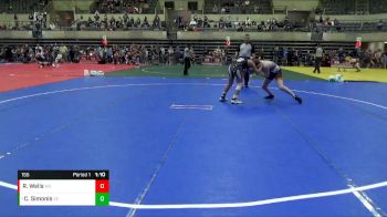 155 lbs Round 2 - Carter Simonis, X-Factor Elite vs Rylan Wells, West Salem-Bangor