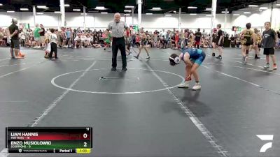 60 lbs Round 4 (8 Team) - Lincoln Blaszak, Scorpions vs Connor Hannis, Mat Rats