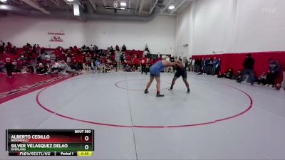 285 lbs Cons. Round 4 - Alberto Cedillo, Broomfield vs Silver Velasquez DeLao, Overland