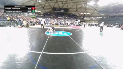 Boys 3A 165 lbs Cons. Round 6 - Jesse Anderson, Central Kitsap vs Oliver Serralles, Ingraham