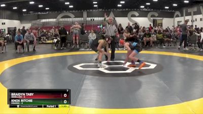 95 lbs Placement Matches (8 Team) - Knox Ritchie, Minions vs Braidyn Taby, Rebellion