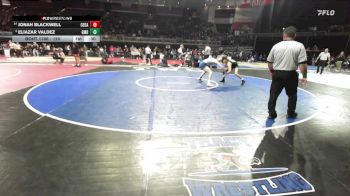 120 lbs Cons. Semi - Jonah Blackwell, Central Catholic vs Eliazar Valdez, Grace M Davis