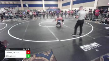 120 lbs Round Of 64 - Edwin Flores_ Jr., SoCal Grappling WC vs Kel Unrein, Colorado Outlaws