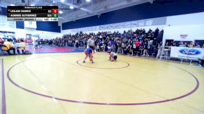 110 lbs Champ. Round 1 - Aubree Gutierrez, Marina vs Leilani Harris, Beckman