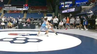 126 lbs Champ. Rd Of 128 - Caleb Kirk, Louisiana vs Mateo Gallegos, Pennsylvania
