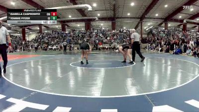 130 lbs Semifinal - Tommie Fitzer, Churchill County vs Isabella Casprowitz, Chaparral