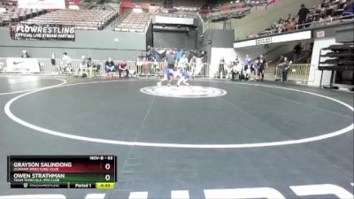 63 lbs Cons. Round 2 - Owen Strathman, Team Temecula /Pin Club vs Grayson Salindong, Durham Wrestling Club