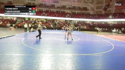 100 lbs Cons. Round 1 - Alyssa Kelly, Timberline vs Lisette Kofoed, Eagle