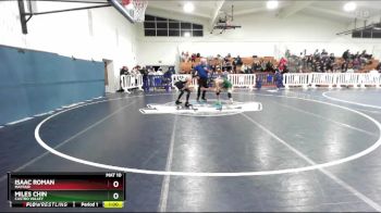 126 lbs Cons. Round 5 - Isaac Roman, Mayfair vs Miles Chin, Castro Valley