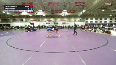 124 lbs Champ. Round 1 - Chloe Herrick, Baker University vs Madison Roe, Carl Albert