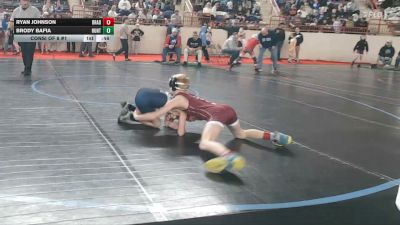 80_B lbs Consi Of 8 #1 - Ryan Johnson, Bradford vs Brody Bafia, Huntingdon