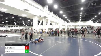 61 lbs Quarterfinal - Brantley Druffel, Lionheart WC vs Noah Choi, Rancho Bernardo WC