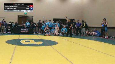 190 lbs Champ. Rd Of 32 - Brody Barnhart, Tiger Wrestling Club vs Liam English, Cobra