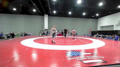 100 lbs Symon Woods, Illinois Greco vs Jayce LeJeune, Ohio Scarlet
