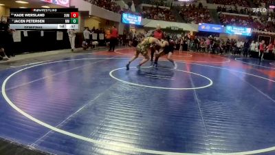 170 lbs Semifinal - Jacen Petersen, Mountain Man vs Kade Wersland, Younger