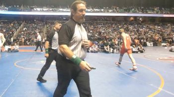 3A 150 lbs Semifinal - Brody Wolfe, Polk County High School vs Alexander May, Hendersonville High School