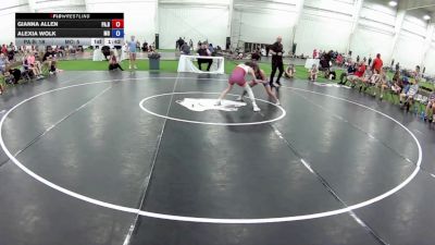 95 lbs Gianna Allen, Pennsylvania Blue vs Alexia Wolk, Missouri